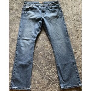 Wrangler Jeans Men 38 x 33 20X Style 42 Vintage Boot Cut Whisker